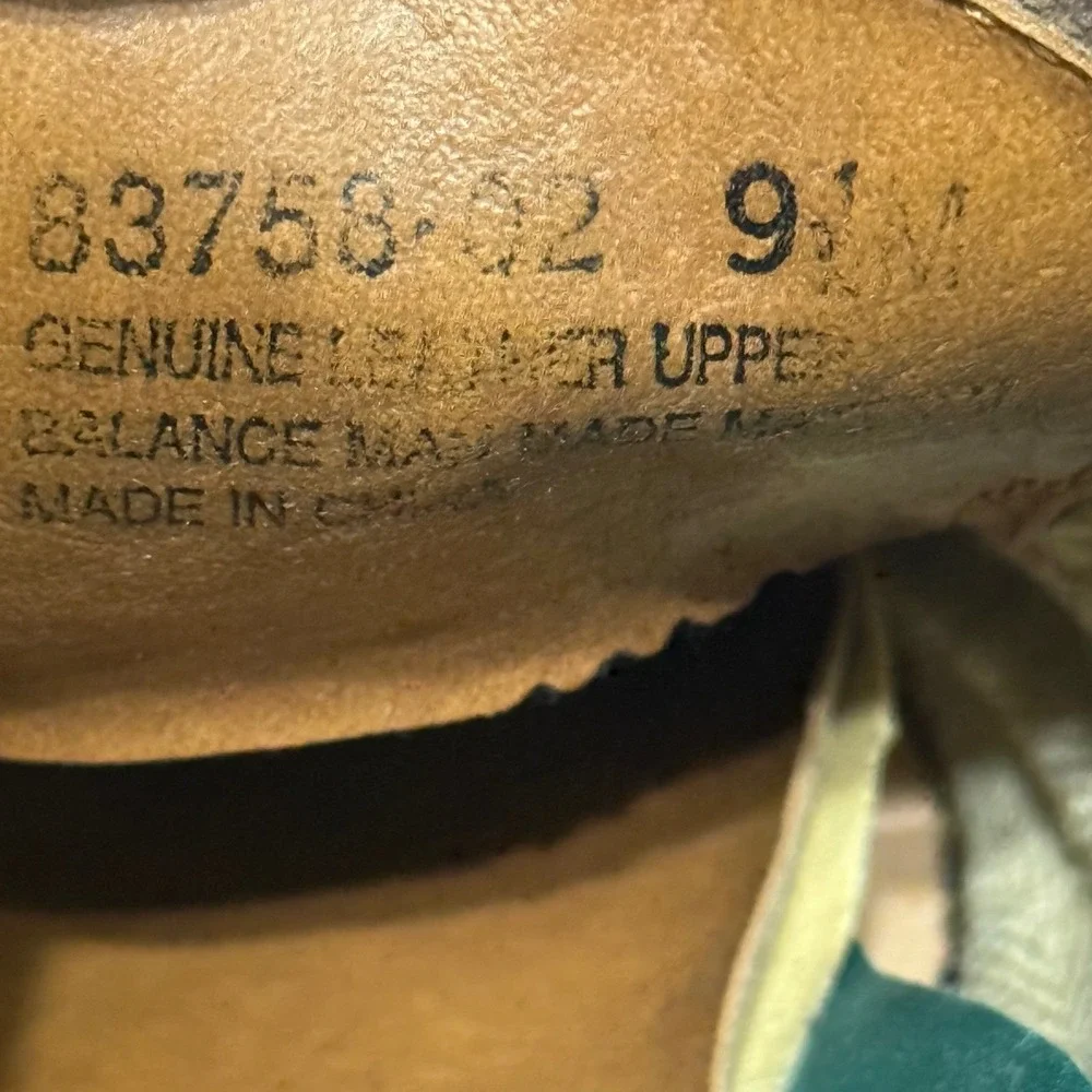 Nunn Bush Mens Brown Leather Moc Toe Oxford Dress Shoes 9.5‎
